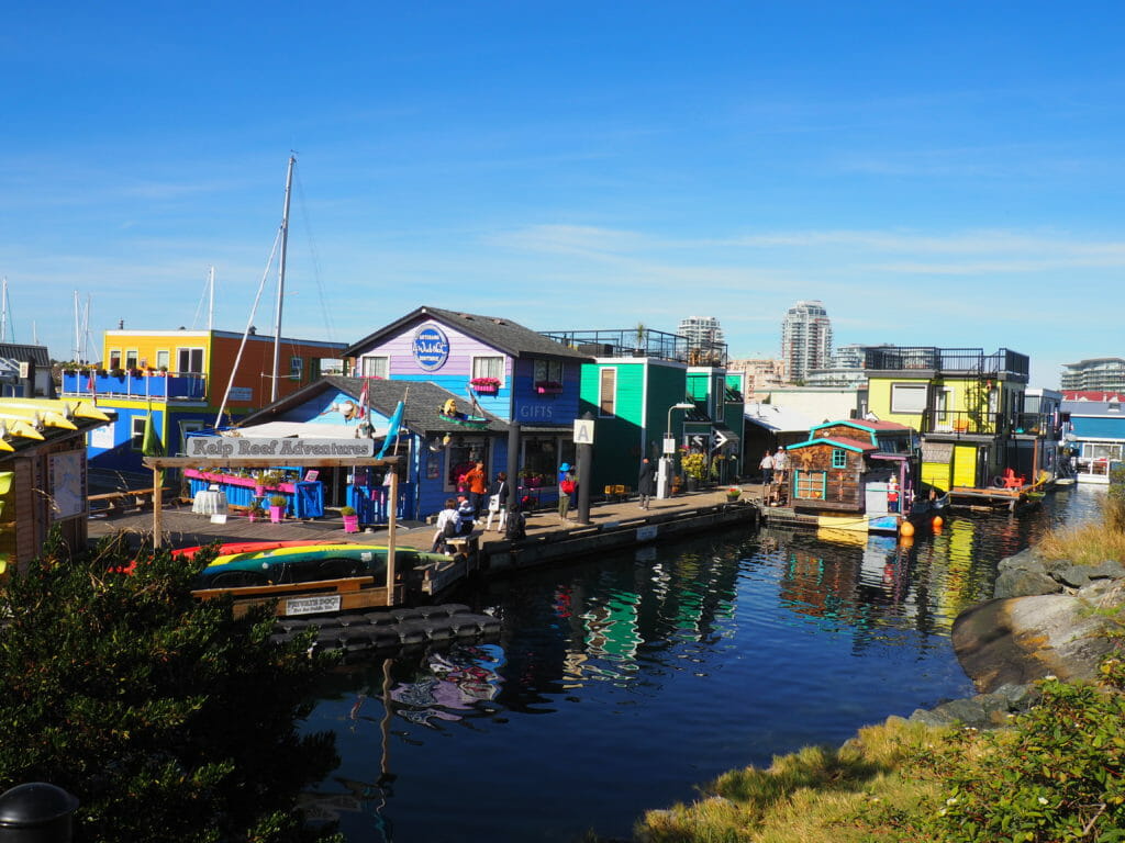 Deux jours sur l'île de Vancouver: fisherman's wharf