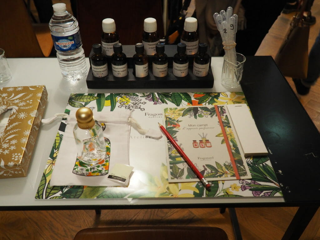 Atelier du musée fragonard: création de parfum